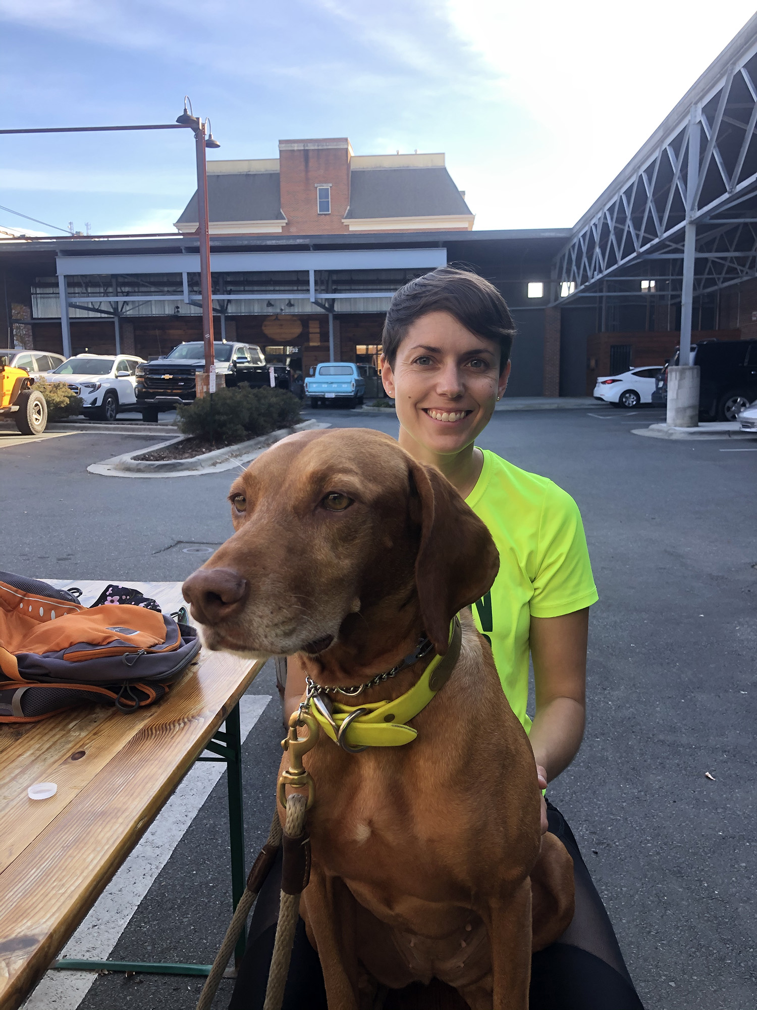 Zara and I at a brewery